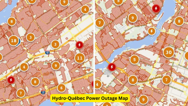 Hydro-Québec Power Outage Map