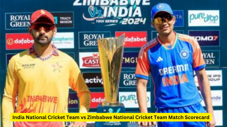 India National Cricket Team vs Zimbabwe National Cricket Team Match Scorecard